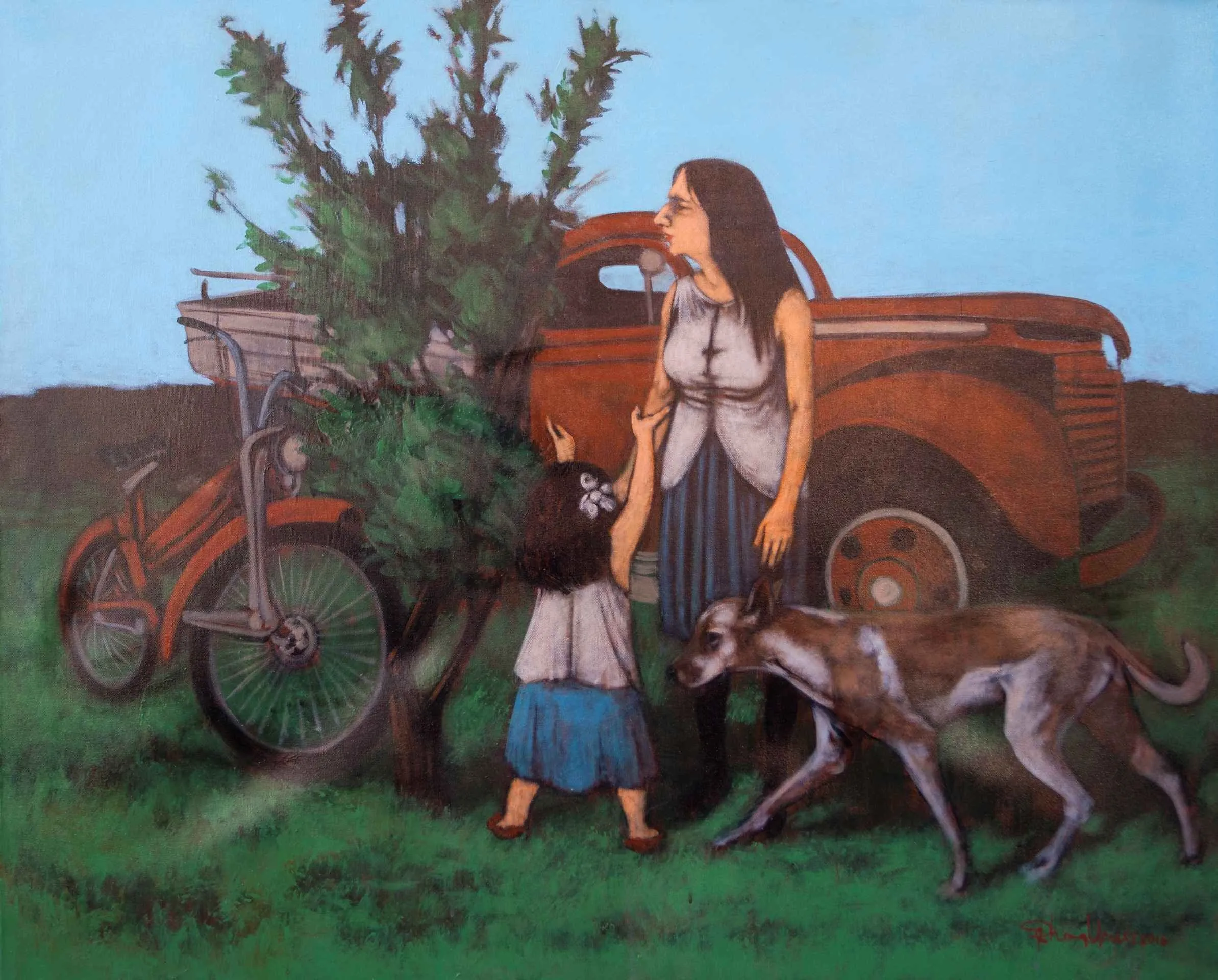 Bu eser ORHAN UMUT tarafından 2016 yılında 80x100 cm ölçülerinde Tuval üzeri akrilik boya tekniği ile yapılmıştır.