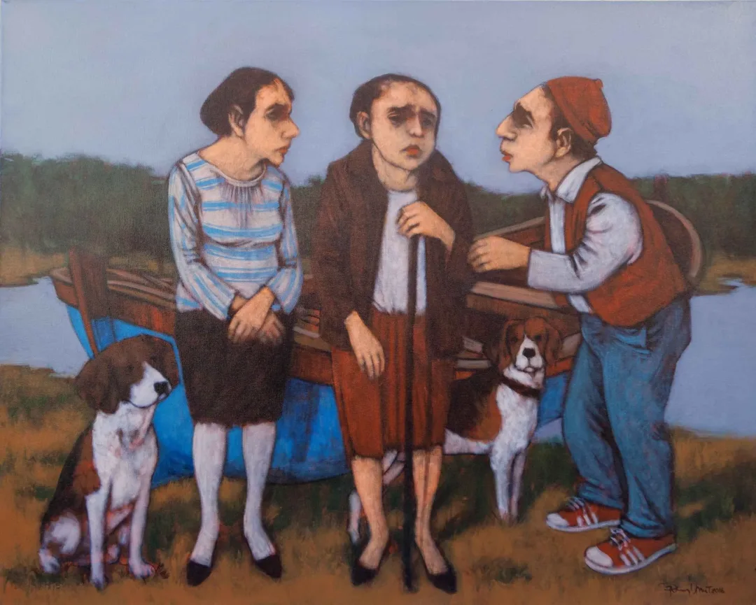 Bu eser ORHAN UMUT tarafından 2016 yılında 80x100 cm ölçülerinde Tuval üzeri akrilik boya tekniği ile yapılmıştır.