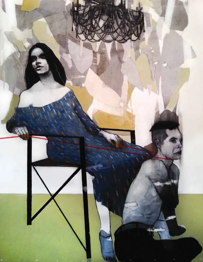 yakınlaştır "Çok Öksürüyorum" eseri ERCAN AYÇİÇEK tarafından 2016 yılında 180x140 cm ölçülerinde Tuval üzeri akrilik boya tekniği ile yapılmıştır.