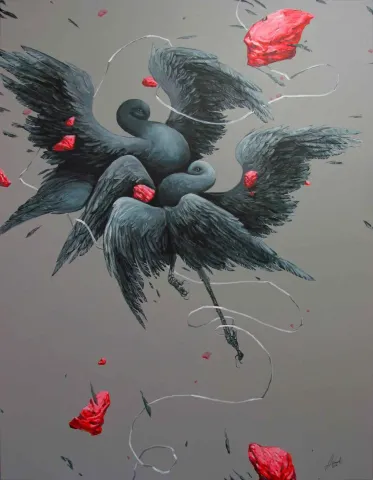 HEMAD JAVADZADE — 2016 Bu eser HEMAD JAVADZADE tarafından 2016 yılında 180x140 cm ölçülerinde Tuval üzeri yağlı boya tekniği ile yapılmıştır.