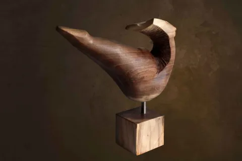 "Untitled" eseri AZİMET KARAMAN tarafından 2016 yılında 33x51x19 cm ölçülerinde Ahşap (Ceviz) tekniği ile yapılmıştır.