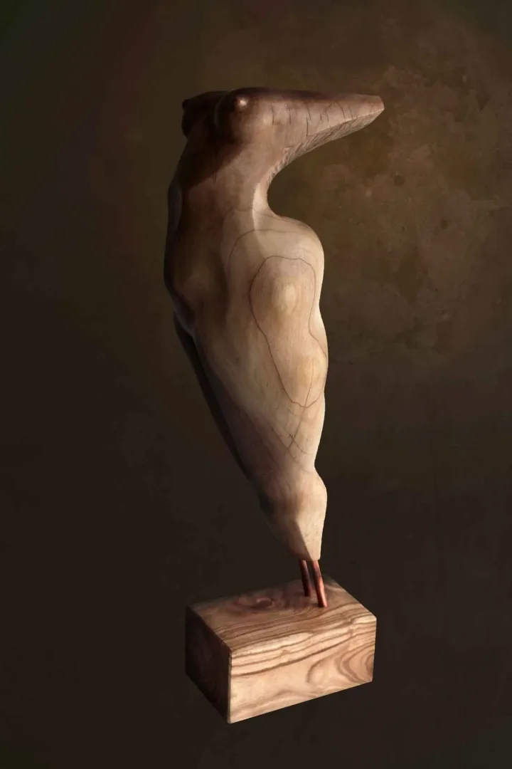 "Untitled" eseri AZİMET KARAMAN tarafından 2016 yılında 68x16x25 cm ölçülerinde Ahşap (Ceviz) tekniği ile yapılmıştır.