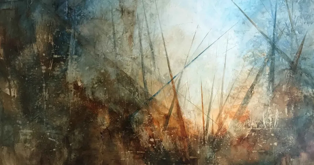 yakınlaştır "Katarsis-III" eseri MUSA GÜNEY tarafından 2016 yılında 160x300 cm ölçülerinde Tuval üzeri yağlı boya tekniği ile yapılmıştır.