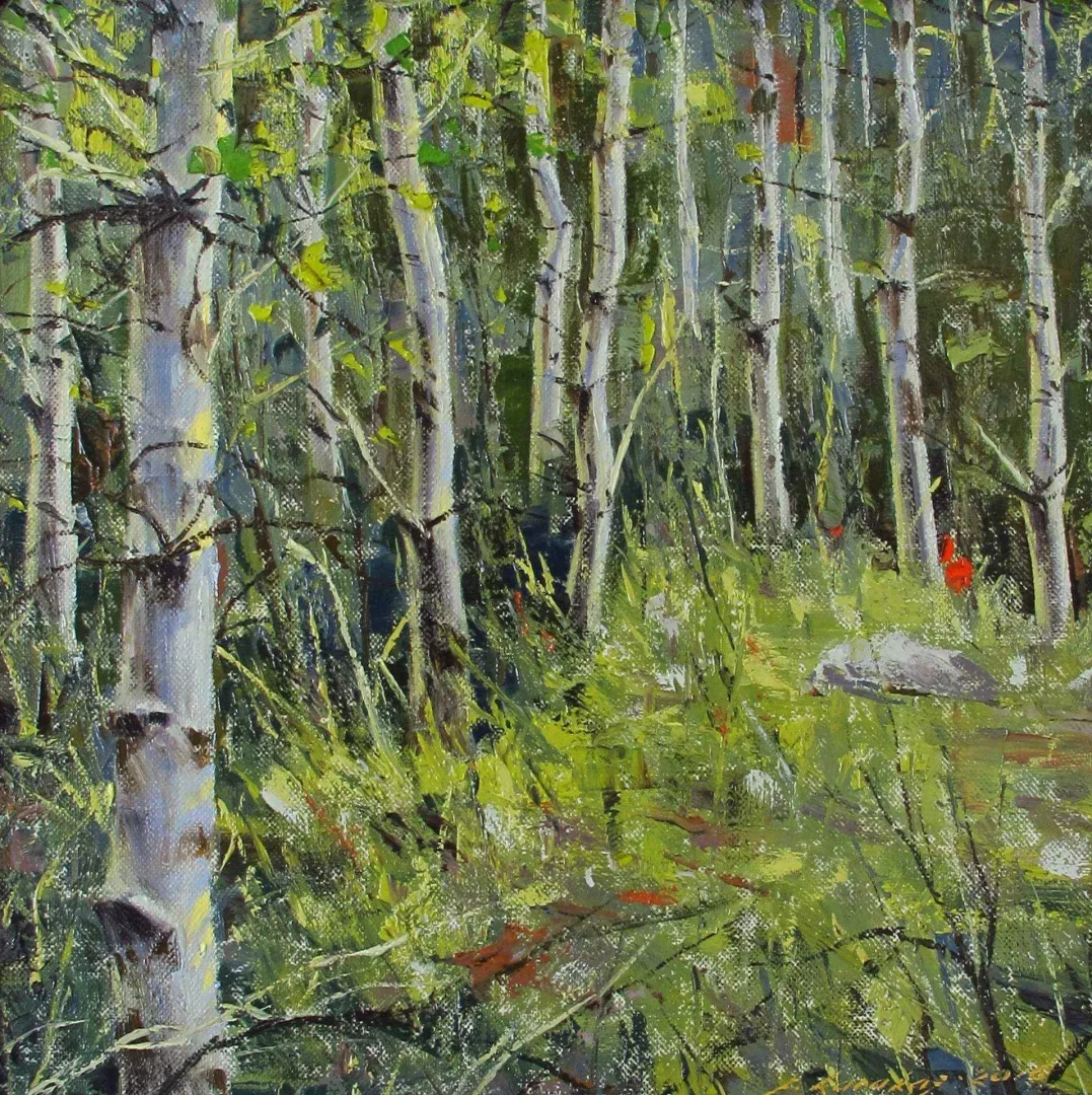yakınlaştır "Ağaçlar" eseri FATİH KARAKAŞ tarafından 2016 yılında 25x25 cm ölçülerinde Tuval üzeri yağlı boya tekniği ile yapılmıştır.