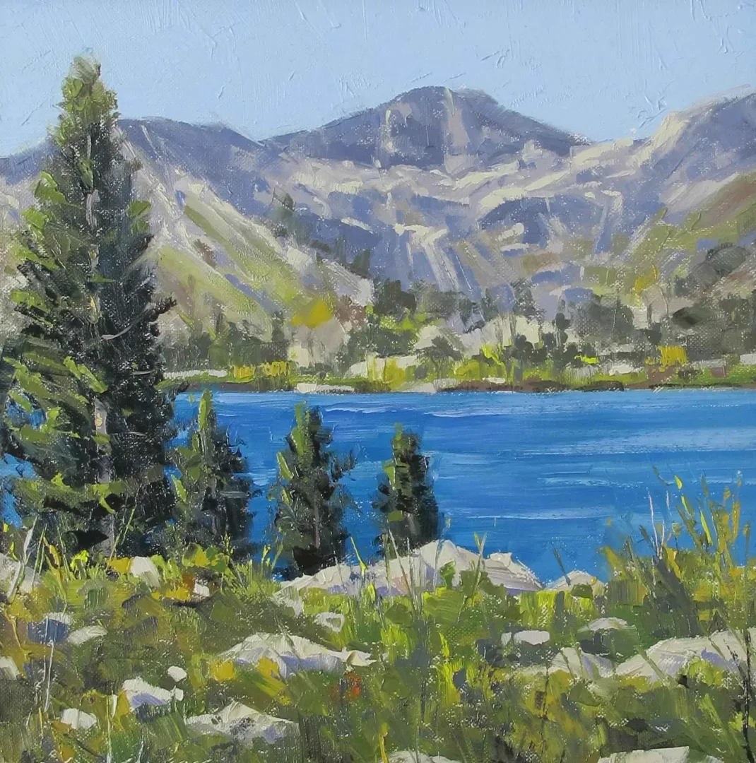 "Göl" eseri FATİH KARAKAŞ tarafından 2016 yılında 25x25 cm ölçülerinde Tuval üzeri yağlı boya tekniği ile yapılmıştır.