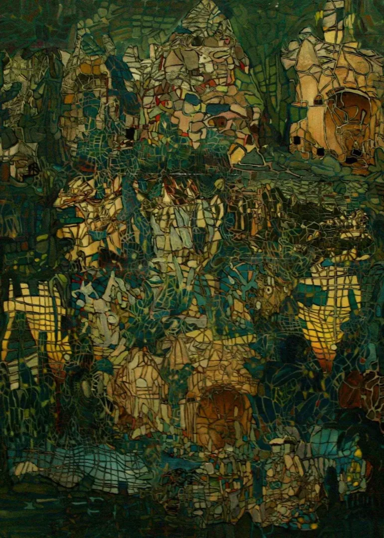 BİNNUR YÜCEBAŞ RUOCCO — 2014 Bu eser BİNNUR YÜCEBAŞ RUOCCO tarafından 2014 yılında 70x50 cm ölçülerinde Duralit üzeri yağlı boya tekniği ile yapılmıştır.
