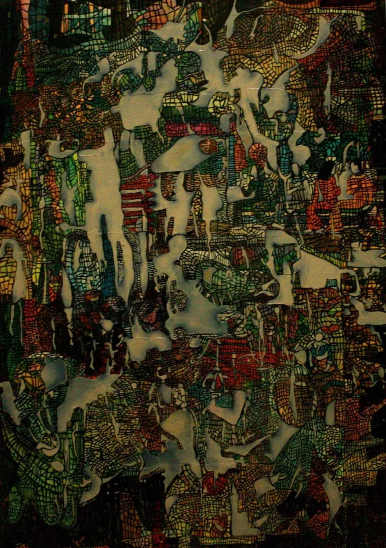BİNNUR YÜCEBAŞ RUOCCO — 2014 Bu eser BİNNUR YÜCEBAŞ RUOCCO tarafından 2014 yılında 70x50 cm ölçülerinde Duralit üzeri yağlı boya tekniği ile yapılmıştır.