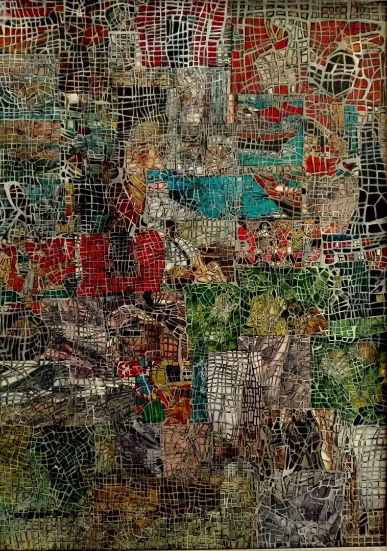 BİNNUR YÜCEBAŞ RUOCCO — 2016 Bu eser BİNNUR YÜCEBAŞ RUOCCO tarafından 2016 yılında 70x50 cm ölçülerinde Duralit üzeri yağlı boya tekniği ile yapılmıştır.