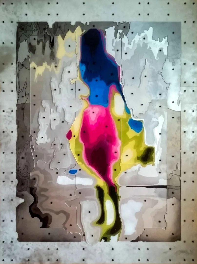 "Su Falı" eseri EMRE LÜLE tarafından 2016 yılında 120x90 cm ölçülerinde Pleksiglas+Ahşap tekniği ile yapılmıştır.