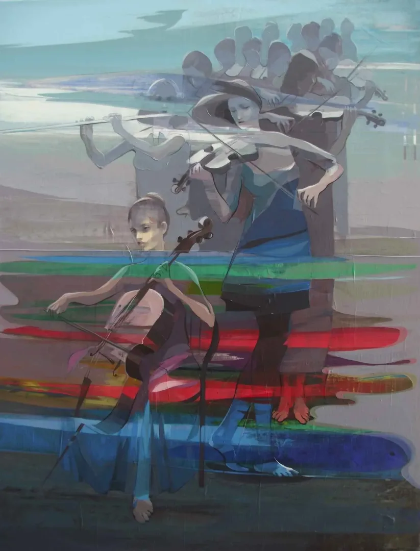 HAKAN ERASLAN — “120x90”, 2016 "120x90" eseri HAKAN ERASLAN tarafından 2016 yılında 120x90 cm ölçülerinde Tuval üzeri akrilik boya tekniği ile yapılmıştır.