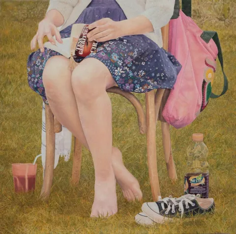 Bu eser MERYEM UZUNOĞLU tarafından 2016 yılında 120x120 cm ölçülerinde Tuval üzeri yağlı boya tekniği ile yapılmıştır.