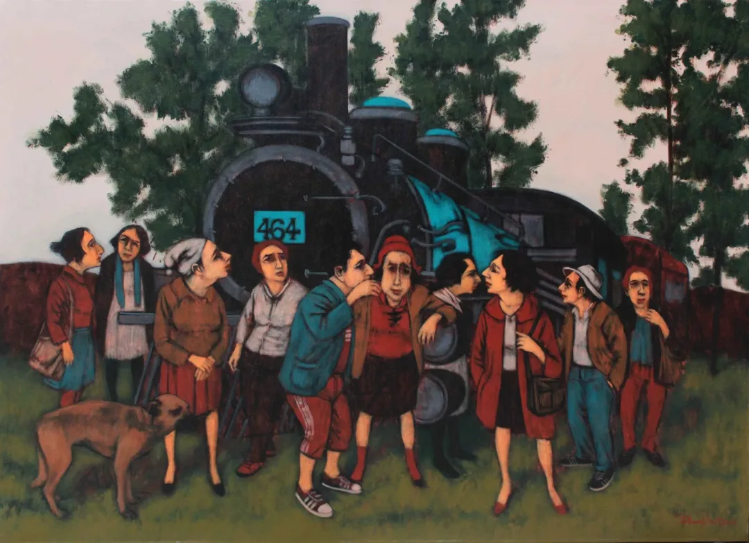 ORHAN UMUT — 2016 Bu eser ORHAN UMUT tarafından 2016 yılında 90x120 cm ölçülerinde Tuval üzeri akrilik boya tekniği ile yapılmıştır.