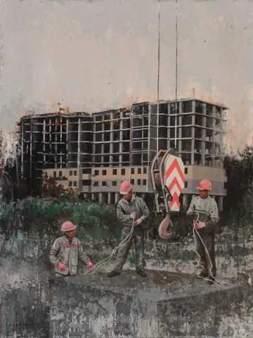 Bu eser ŞAHİN DEMİR tarafından 2016 yılında 120x90 cm ölçülerinde Tuval üzeri akrilik boya tekniği ile yapılmıştır.