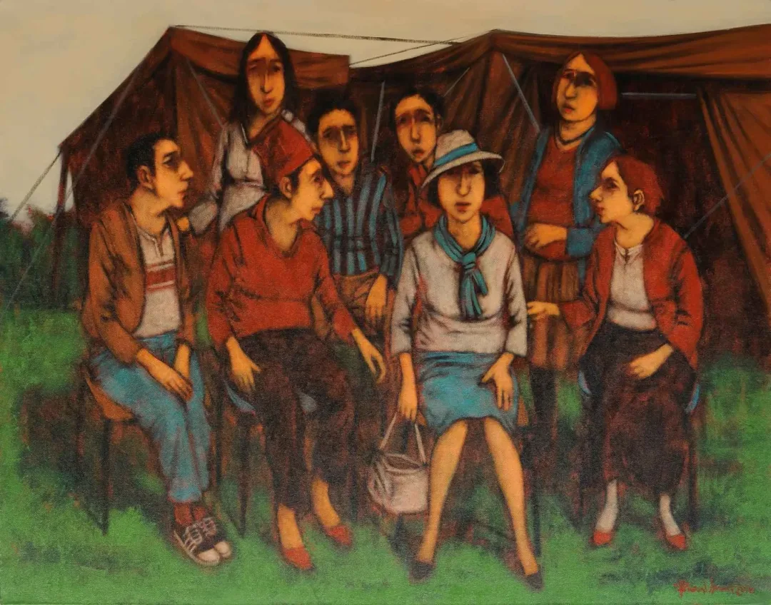 ORHAN UMUT — 2016 Bu eser ORHAN UMUT tarafından 2016 yılında 60x80 cm ölçülerinde Tuval üzeri akrilik boya tekniği ile yapılmıştır.