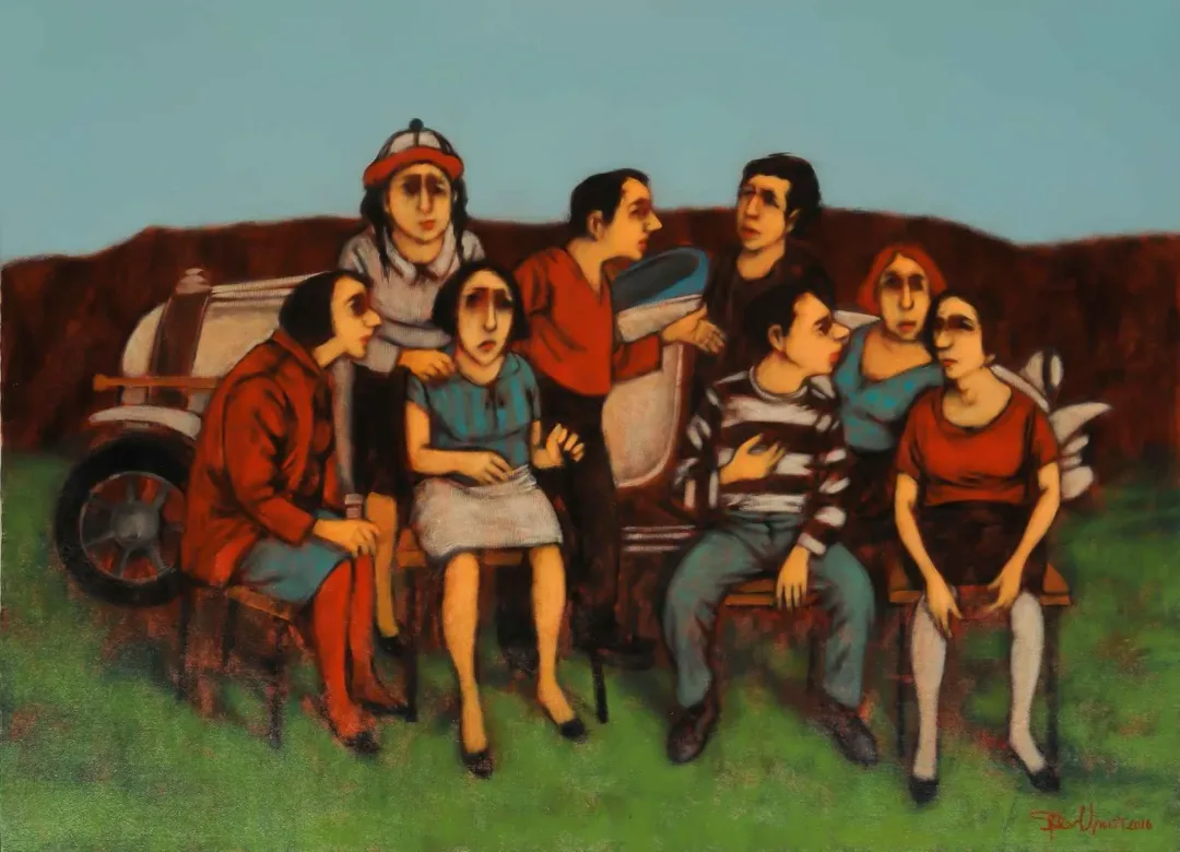 ORHAN UMUT — 2016 Bu eser ORHAN UMUT tarafından 2016 yılında 60x80 cm ölçülerinde Tuval üzeri akrilik boya tekniği ile yapılmıştır.
