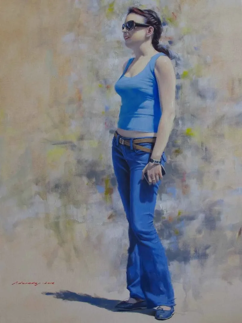 yakınlaştır "Olga" eseri FATİH KARAKAŞ tarafından 2016 yılında 80x60 cm ölçülerinde Tuval üzeri yağlı boya tekniği ile yapılmıştır.