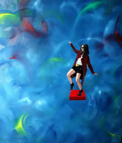 CEYDA HÜSEYİNOĞLU — “Denge-1”, 2016 "Denge-1" eseri CEYDA HÜSEYİNOĞLU tarafından 2016 yılında 120x140 cm ölçülerinde Tuval üzeri yağlı boya tekniği ile yapılmıştır.