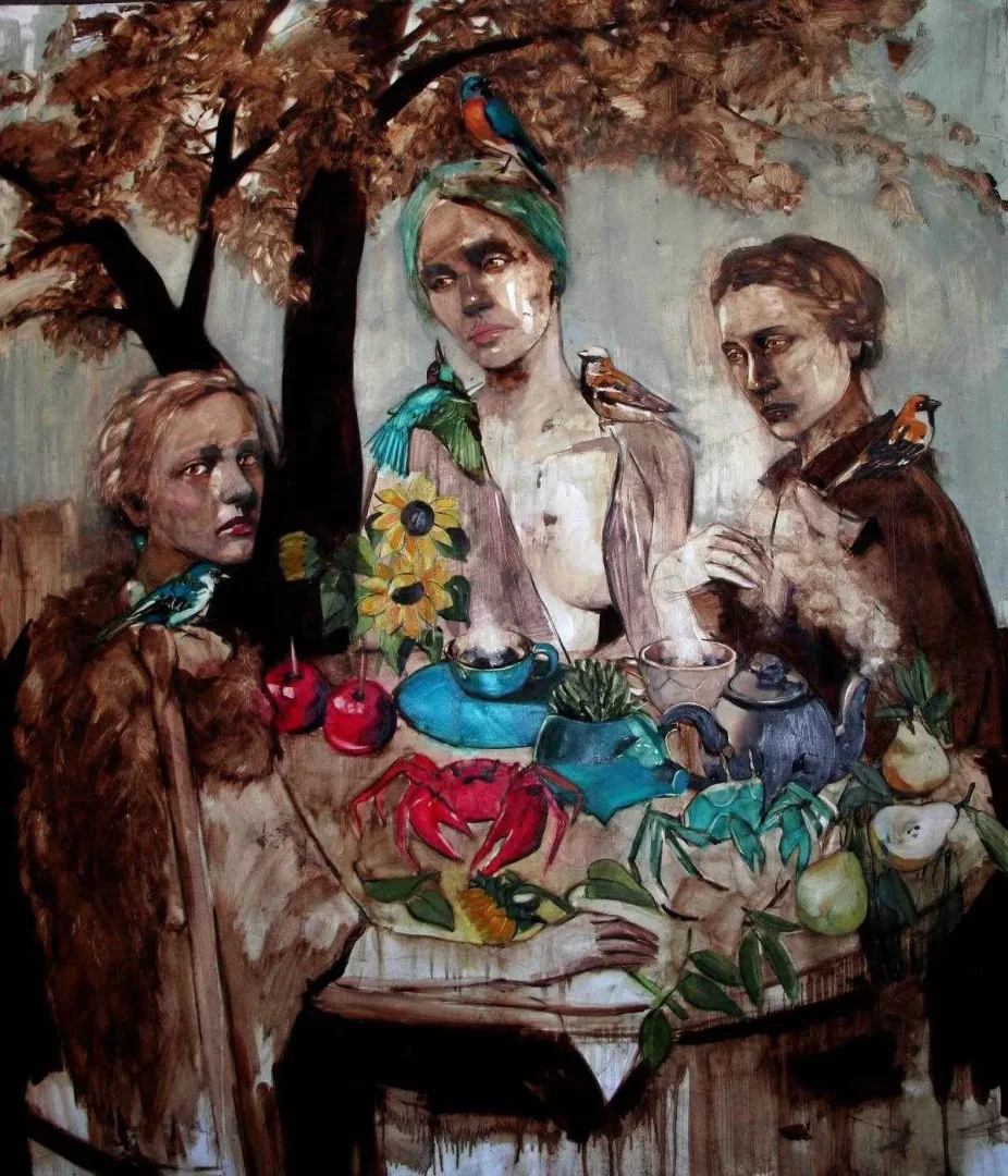 SEMA ÖCAL — 2016 Bu eser SEMA ÖCAL tarafından 2016 yılında 140x120 cm ölçülerinde Tuval üzeri yağlı boya tekniği ile yapılmıştır.