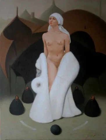 ÖMER EKEN — 2016 Bu eser ÖMER EKEN tarafından 2016 yılında 80x60 cm ölçülerinde Tuval üzeri yağlı boya tekniği ile yapılmıştır.
