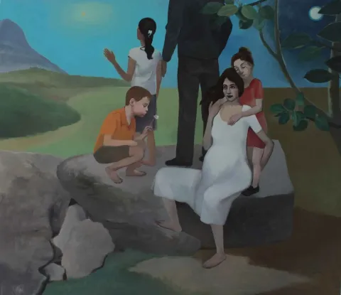 TÜNAY TUNÇ — 2015 Bu eser TÜNAY TUNÇ tarafından 2015 yılında 120x140 cm ölçülerinde Tuval üzeri yağlı boya tekniği ile yapılmıştır.