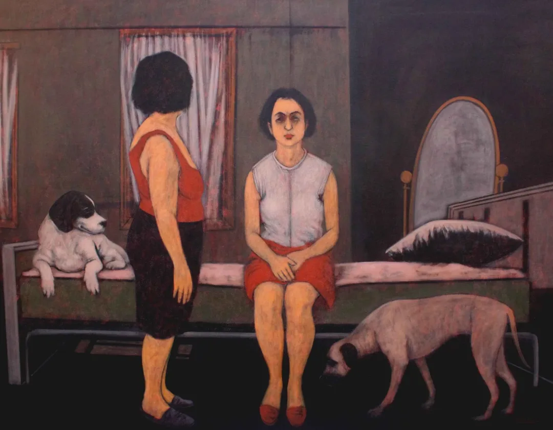 ORHAN UMUT — “İsimsiz”, 2016 "İsimsiz" eseri ORHAN UMUT tarafından 2016 yılında 140x180 cm ölçülerinde Tuval üzeri akrilik boya tekniği ile yapılmıştır.