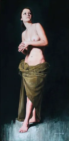 HASAN SAYGIN tarafından 2012 yılında 100x50 cm ölçülerinde Tuval üzeri yağlı boya tekniği ile yapılmıştır.
