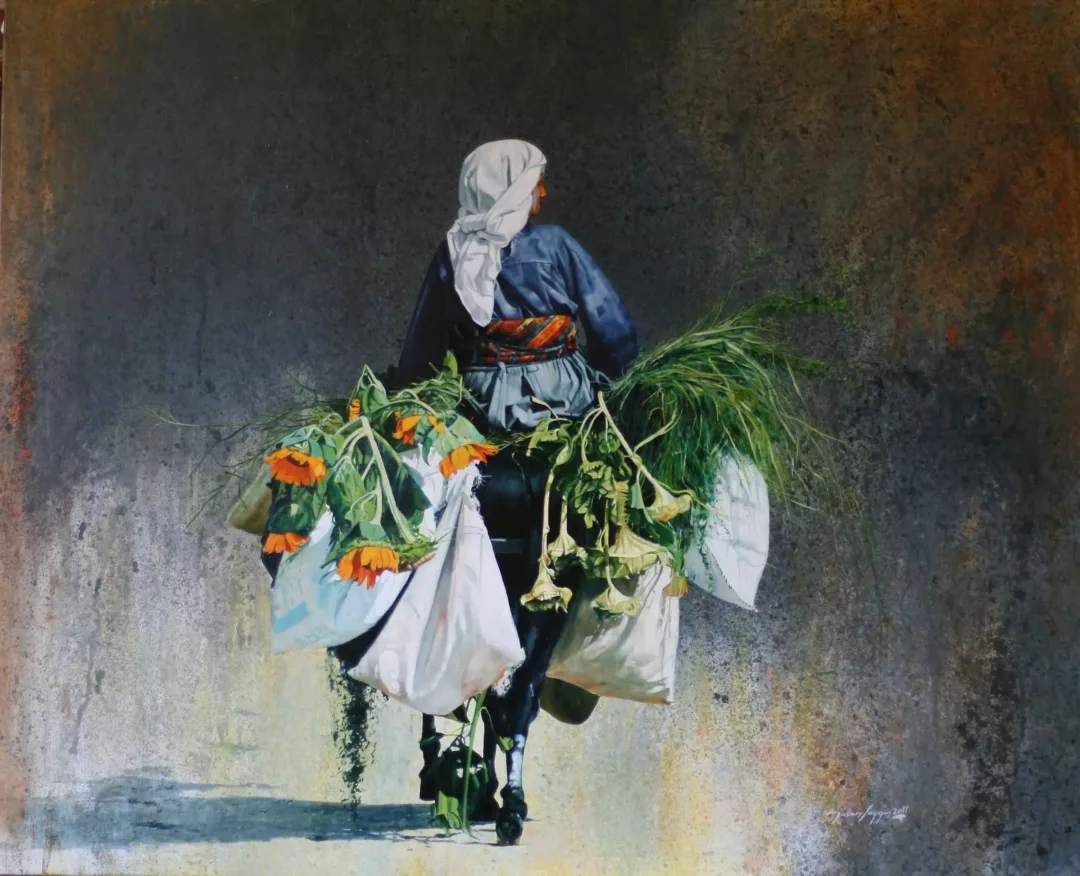 yakınlaştır "Dönüş" eseri HASAN SAYGIN tarafından 2011 yılında 100x81 cm ölçülerinde Tuval üzeri yağlı boya tekniği ile yapılmıştır.