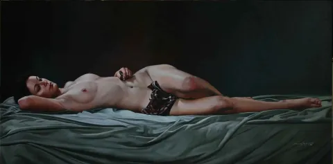 HASAN SAYGIN tarafından 2012 yılında 120x60 cm ölçülerinde Tuval üzeri yağlı boya tekniği ile yapılmıştır.