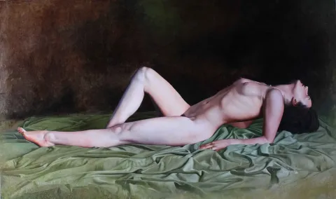 HASAN SAYGIN tarafından 2014 yılında 162x97 cm ölçülerinde Tuval üzeri yağlı boya tekniği ile yapılmıştır.