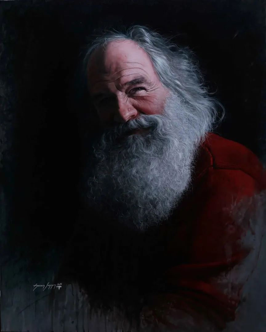 yakınlaştır "Sakallı" eseri HASAN SAYGIN tarafından 2016 yılında 92x73 cm ölçülerinde Tuval üzeri yağlı boya tekniği ile yapılmıştır.