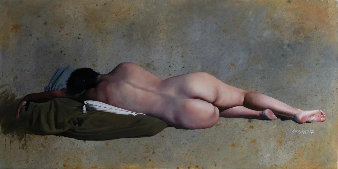 yakınlaştır "Uyku" eseri HASAN SAYGIN tarafından 2015 yılında 120x60 cm ölçülerinde Tuval üzeri yağlı boya tekniği ile yapılmıştır.