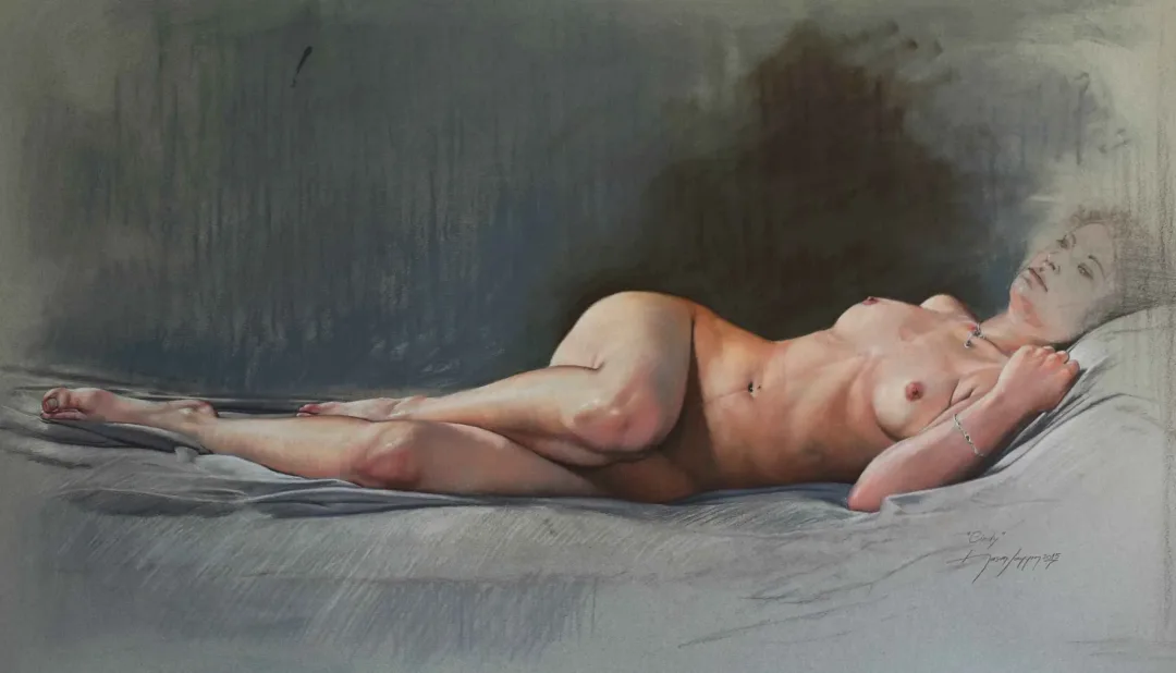 yakınlaştır "Cindy-2" eseri HASAN SAYGIN tarafından 2015 yılında 105x60 cm ölçülerinde Kağıt üzeri pastel boya tekniği ile yapılmıştır.