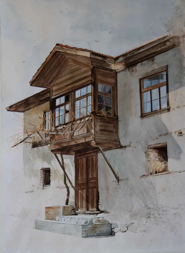 yakınlaştır "Tefenni" eseri HASAN SAYGIN tarafından 2014 yılında 70x52 cm ölçülerinde Kağıt üzeri sulu boya tekniği ile yapılmıştır.