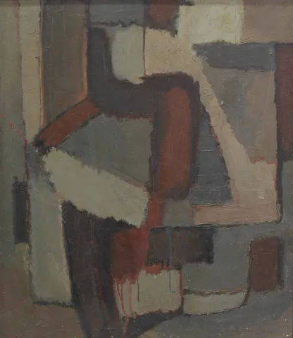 MUAMMER BAKIR Bu eser MUAMMER BAKIR tarafından 86x60 cm ölçülerinde Duralit üzeri yağlı boya tekniği ile yapılmıştır.