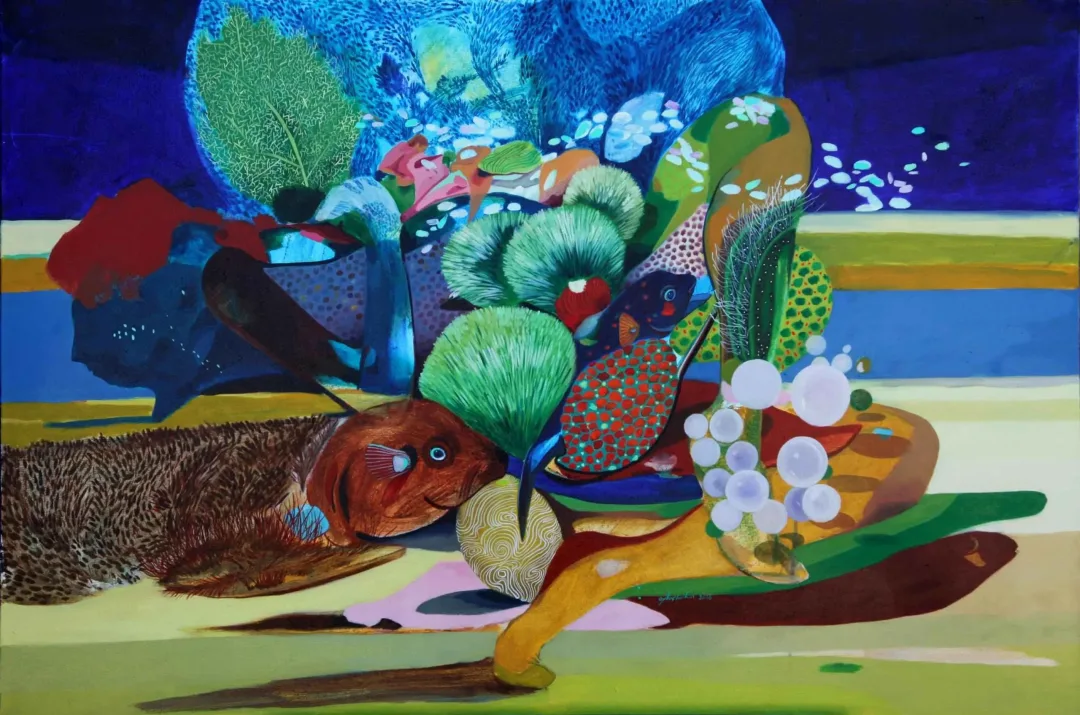 yakınlaştır "İsimsiz" eseri LEVENT OYLUÇTARHAN tarafından 2016 yılında 80x120 cm ölçülerinde Tuval üzeri yağlı boya tekniği ile yapılmıştır.