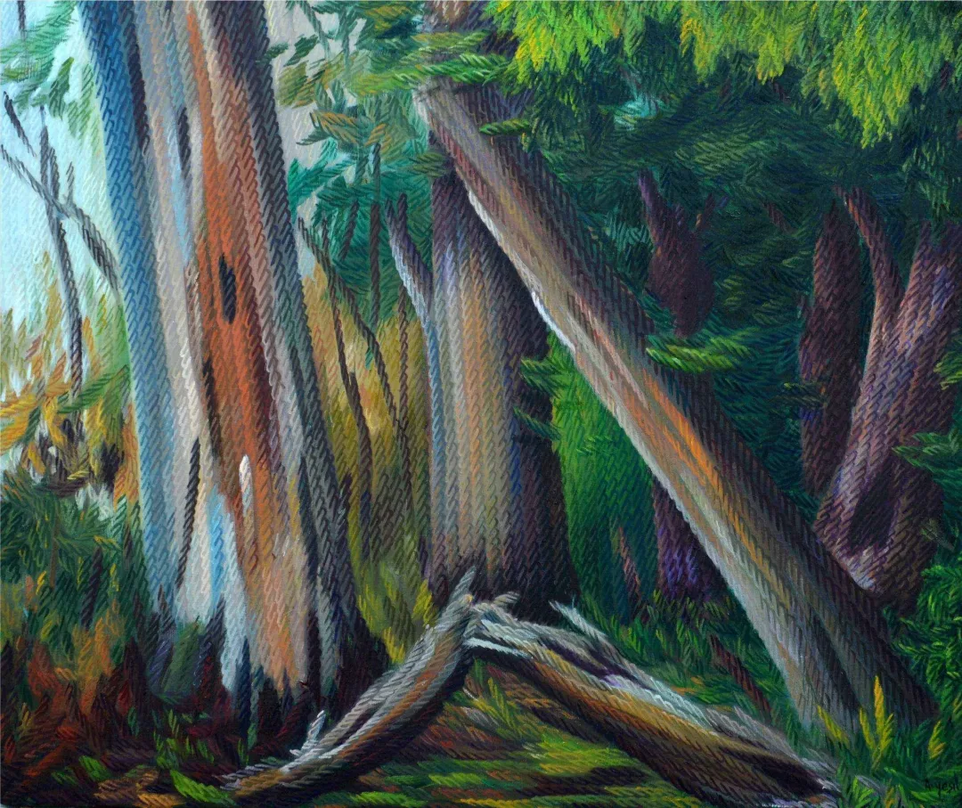 yakınlaştır "Ormanda" eseri AHMET YEŞİL tarafından 2015 yılında 80x100 cm ölçülerinde Tuval üzeri yağlı boya tekniği ile yapılmıştır.