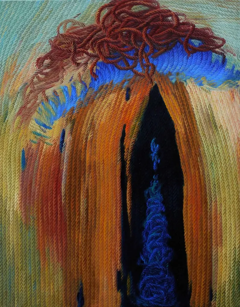 "Tarihsiz Günlükler-12" eseri AHMET YEŞİL tarafından 2015 yılında 110x90 cm ölçülerinde Tuval üzeri yağlı boya tekniği ile yapılmıştır.