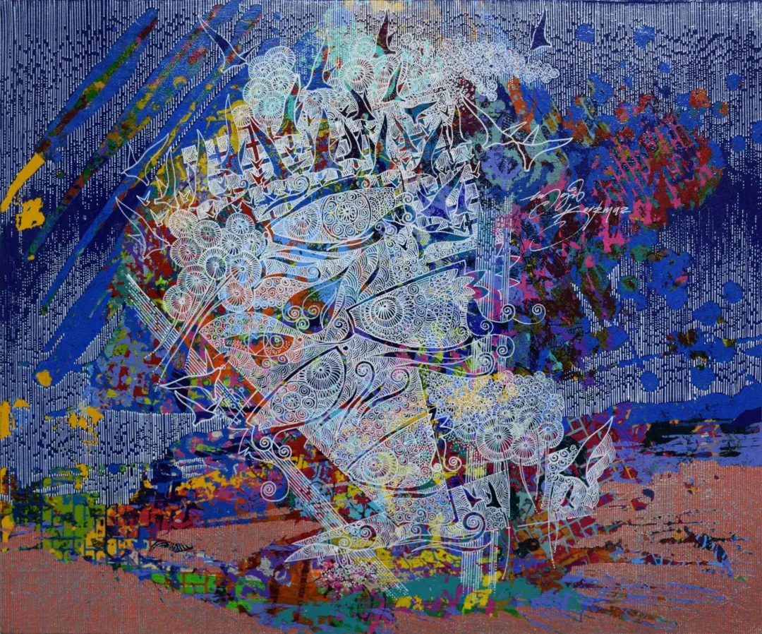 yakınlaştır "İsimsiz" eseri ENGİN KORKMAZ tarafından 2016 yılında 40x50 cm ölçülerinde Tuval üzeri akrilik boya tekniği ile yapılmıştır.
