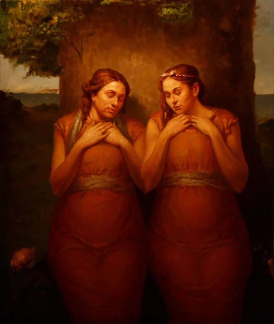 yakınlaştır "Dinlenenler-Dinleyenler" eseri SERTAP YEĞİN tarafından 2016 yılında 100x84 cm ölçülerinde Tuval üzeri yağlı boya tekniği ile yapılmıştır.