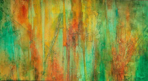 MUSA GÜNEY — “İsimsiz”, 2016 "İsimsiz" eseri MUSA GÜNEY tarafından 2016 yılında 165x300 cm ölçülerinde Tuval üzeri yağlı boya tekniği ile yapılmıştır.