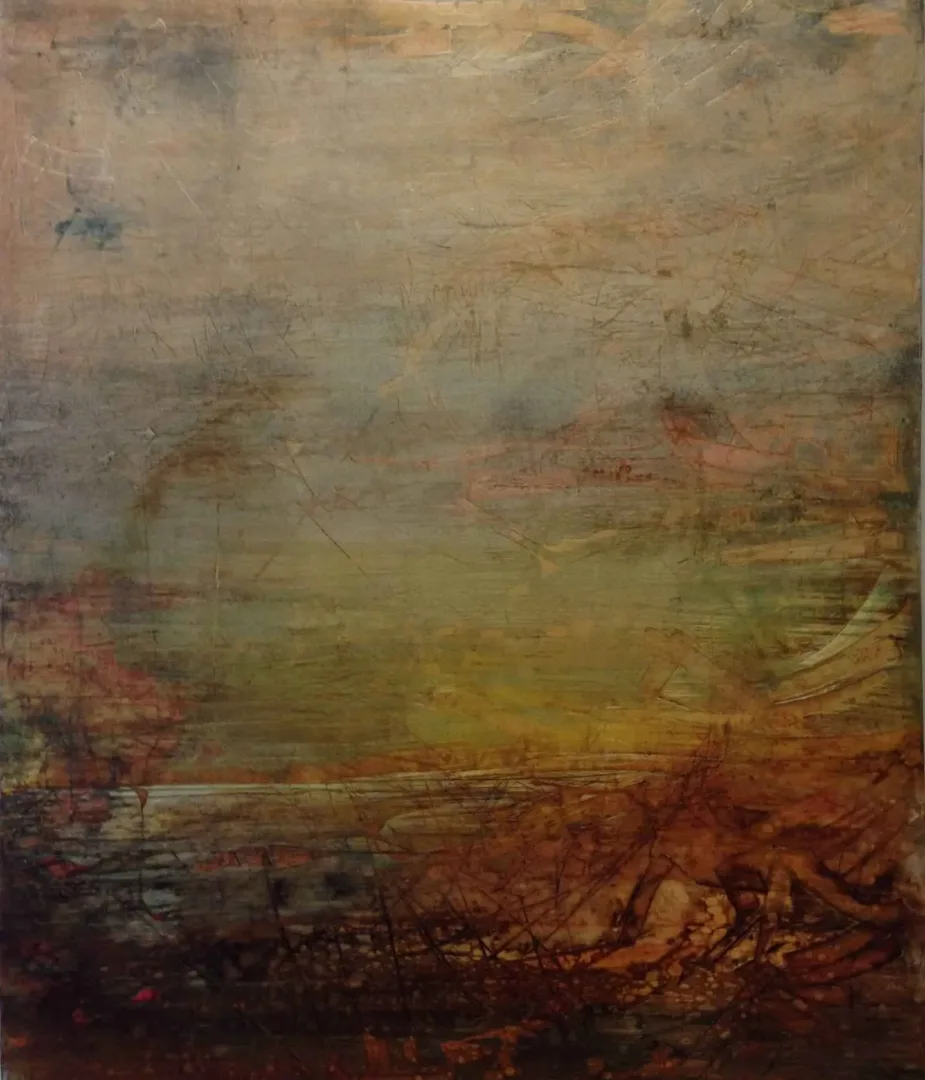 MUSA GÜNEY — “İsimsiz”, 2015 "İsimsiz" eseri MUSA GÜNEY tarafından 2015 yılında 130x110 cm ölçülerinde Tuval üzeri yağlı boya tekniği ile yapılmıştır.