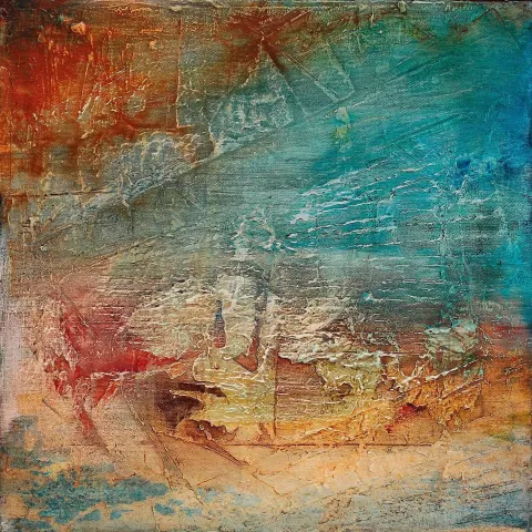 MUSA GÜNEY — “İsimsiz”, 2016 "İsimsiz" eseri MUSA GÜNEY tarafından 2016 yılında 50x50 cm ölçülerinde Tuval üzeri yağlı boya tekniği ile yapılmıştır.