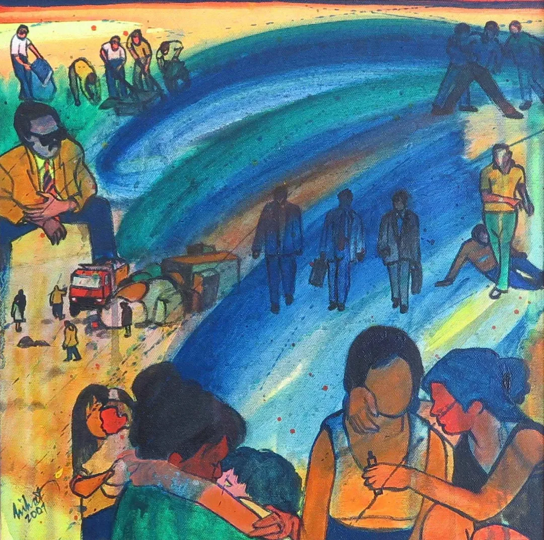 yakınlaştır "Anneler Günü" eseri NİHAT KAHRAMAN tarafından 2001 yılında 40x40 cm ölçülerinde Tuval üzeri yağlı boya tekniği ile yapılmıştır.
