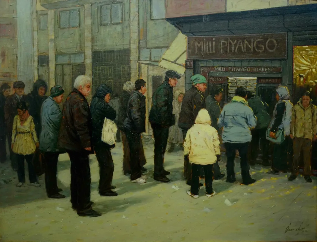 "Umut" eseri ÖMER EKEN tarafından 2010 yılında 90x120 cm ölçülerinde Tuval üzeri yağlı boya tekniği ile yapılmıştır.