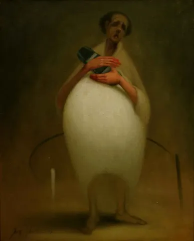 ÖMER EKEN — “Mersedes Tutkusu”, 2015 "Mersedes Tutkusu" eseri ÖMER EKEN tarafından 2015 yılında 50x40 cm ölçülerinde Tuval üzeri yağlı boya tekniği ile yapılmıştır.