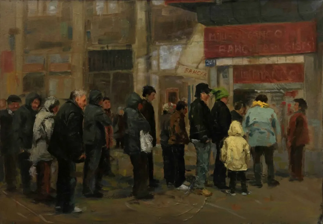 yakınlaştır "Umut(Ön çalışma)" eseri ÖMER EKEN tarafından 2010 yılında 35x50 cm ölçülerinde Tuval üzeri yağlı boya tekniği ile yapılmıştır.