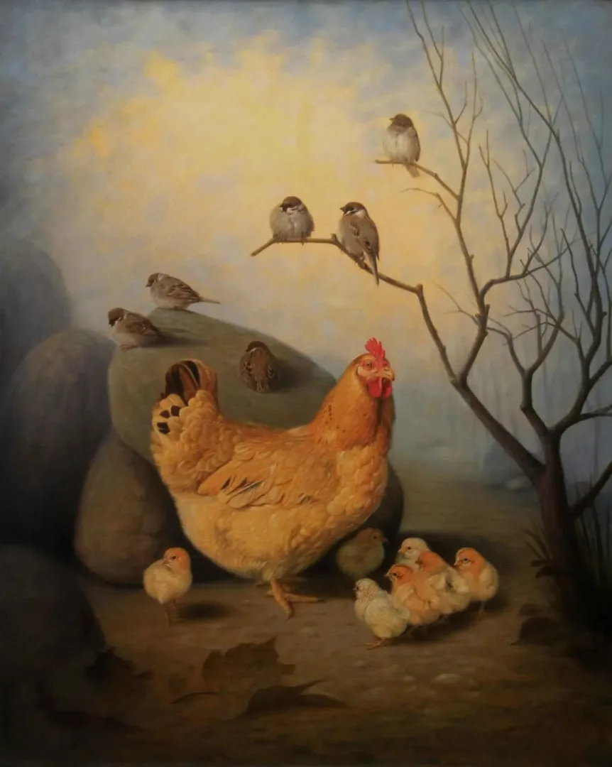 yakınlaştır "Huzur" eseri ÖMER EKEN tarafından 2014 yılında 92x73 cm ölçülerinde Tuval üzeri yağlı boya tekniği ile yapılmıştır.