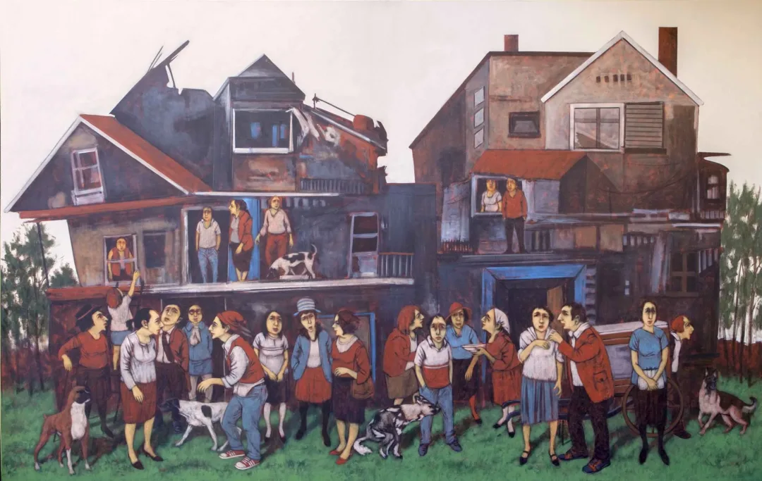 ORHAN UMUT — “İsimsiz”, 2016 "İsimsiz" eseri ORHAN UMUT tarafından 2016 yılında 180x280 cm ölçülerinde Tuval üzeri akrilik boya tekniği ile yapılmıştır.