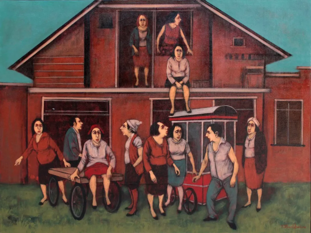 ORHAN UMUT — “İsimsiz”, 2016 "İsimsiz" eseri ORHAN UMUT tarafından 2016 yılında 90x120 cm ölçülerinde Tuval üzeri akrilik boya tekniği ile yapılmıştır.
