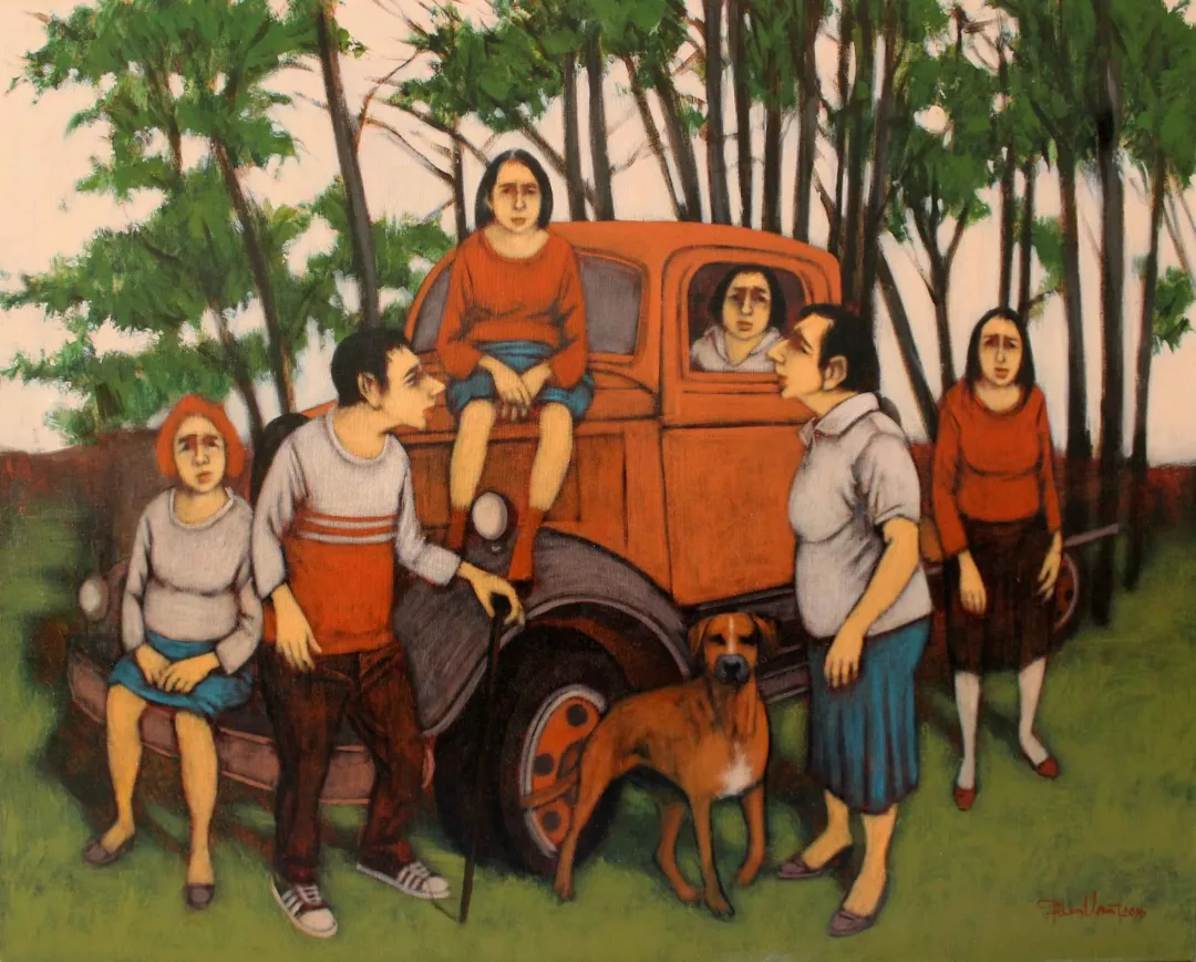 ORHAN UMUT — “İsimsiz”, 2016 "İsimsiz" eseri ORHAN UMUT tarafından 2016 yılında 80x100 cm ölçülerinde Tuval üzeri akrilik boya tekniği ile yapılmıştır.